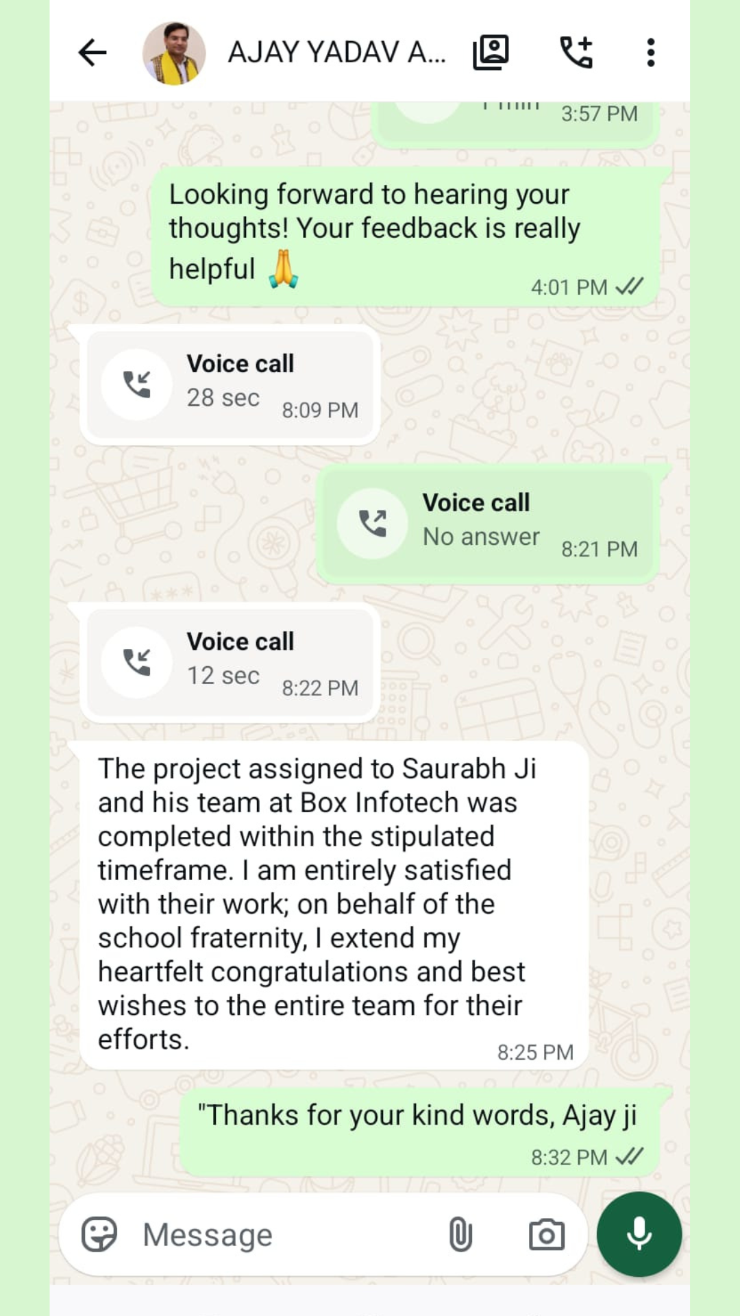 Customer review screenshot 1